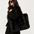 The Luxe Faux Fur Tote Bag
